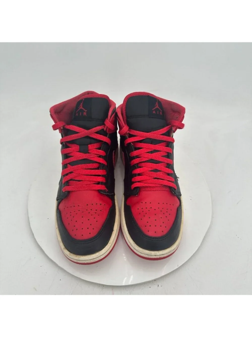 Nike Air Jordan 1 Alternate Men Size 9 DQ8426-060 Bred Black Fire Red Shoes